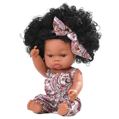 Newborn African Doll Baby