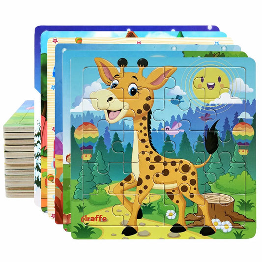 Educational Wooden Puzzles for Kids