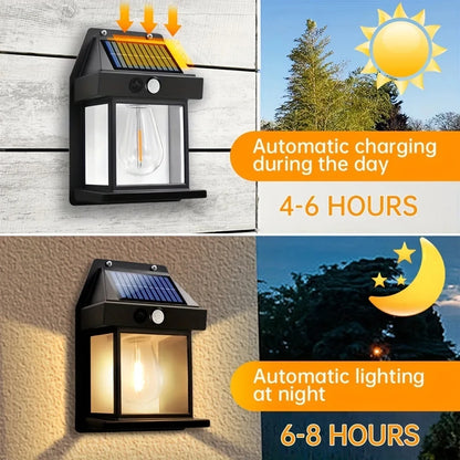 Solar Tungsten Night Wall Lamp
