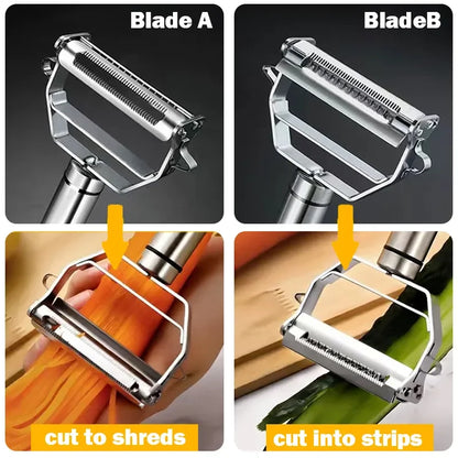 Stainless Steel Multifunction Vegetable Peeler