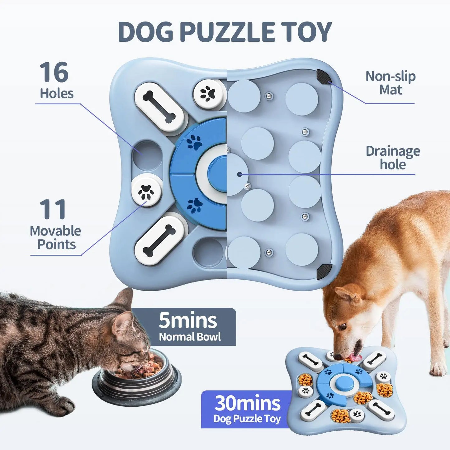 Dog Slow Feeder Interactive Toy