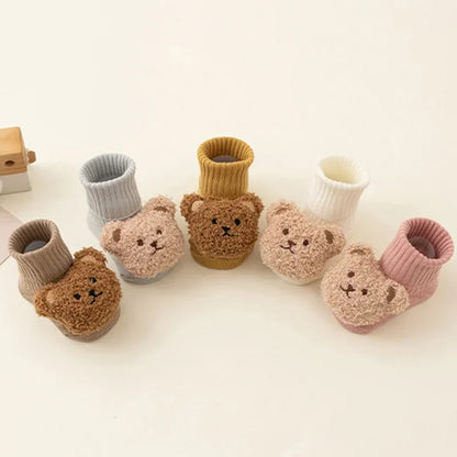Soft Cotton Cute Bear Baby Socks