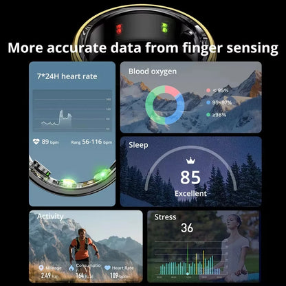 Waterproof Multifunctional Smart Ring