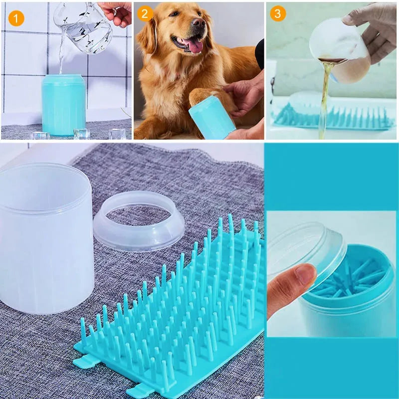 Portable Silicone Dog Paw Wash Cup