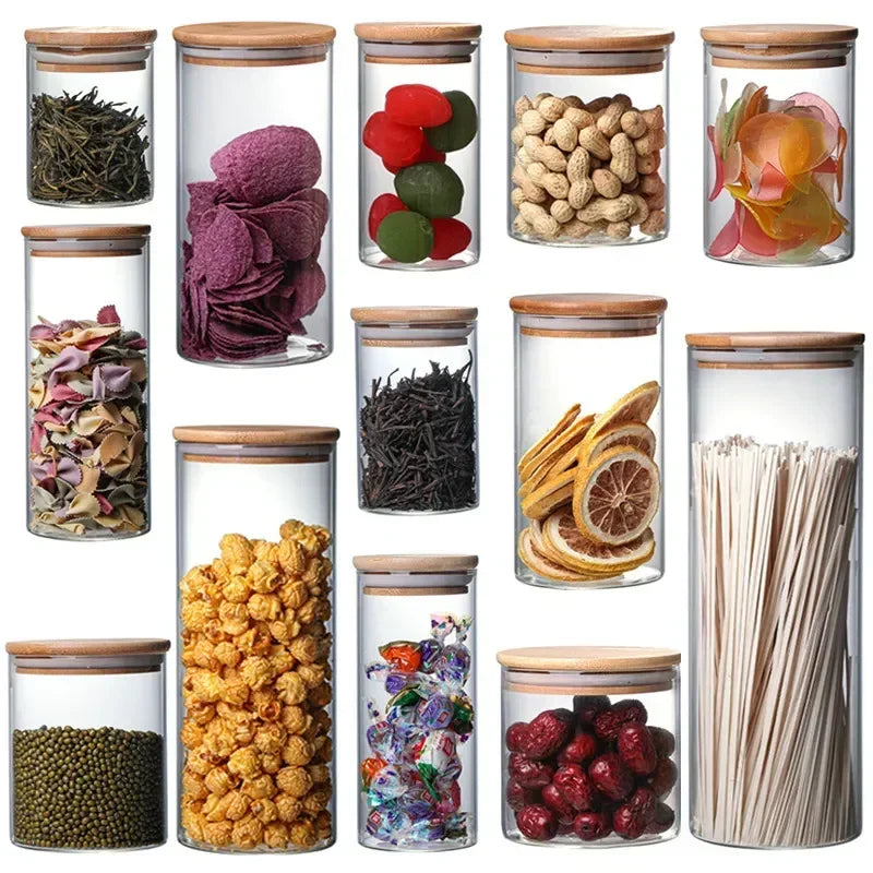 Kitchen Food Glass Jars