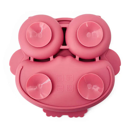 BPA Free Cute Silicone Plate for Toddlers
