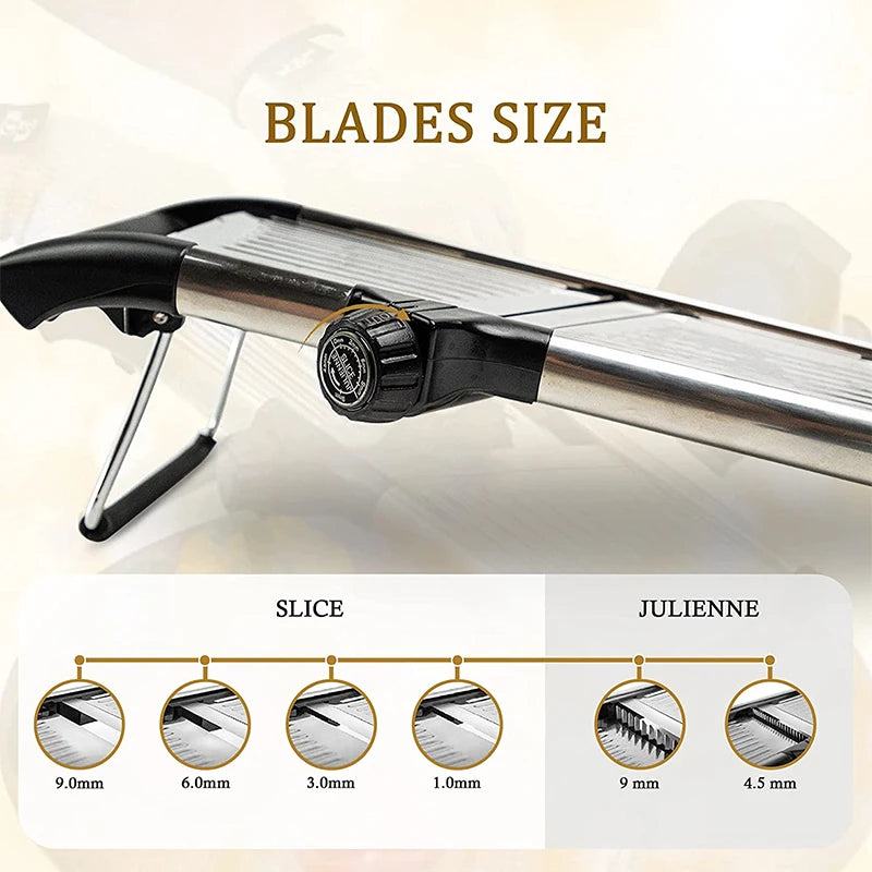 Stainless Steel Adjustable Mandoline Slicer