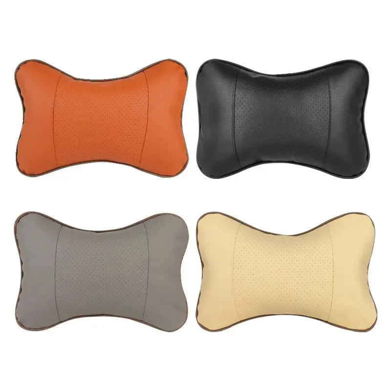 Car Leather Neck Pillows