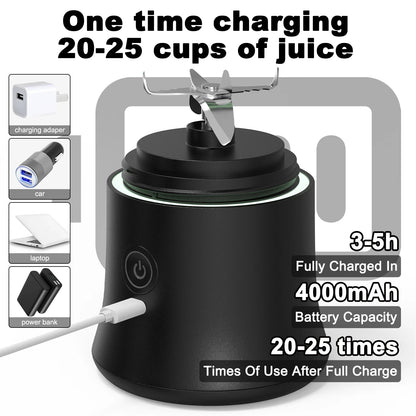 600ML Portable USB Electric Juicer