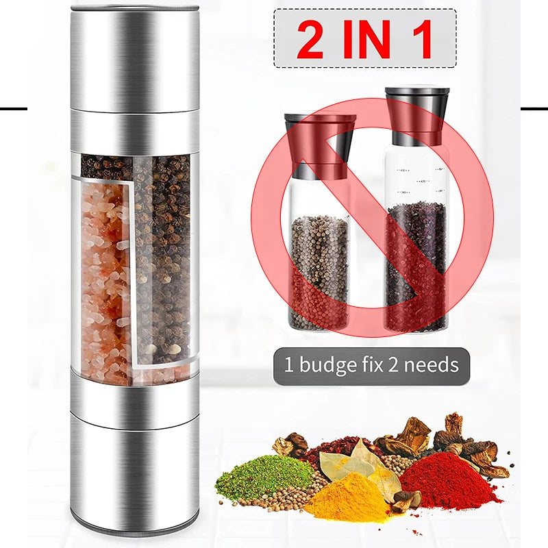 Stainless Steel Salt and Pepper Grinder