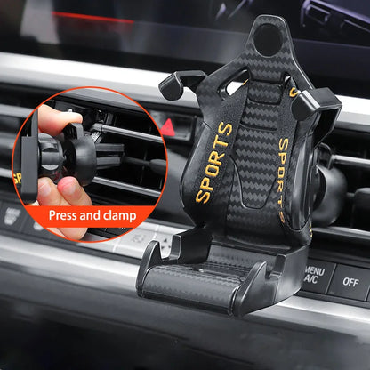 Racing Car Seat Phone Holder