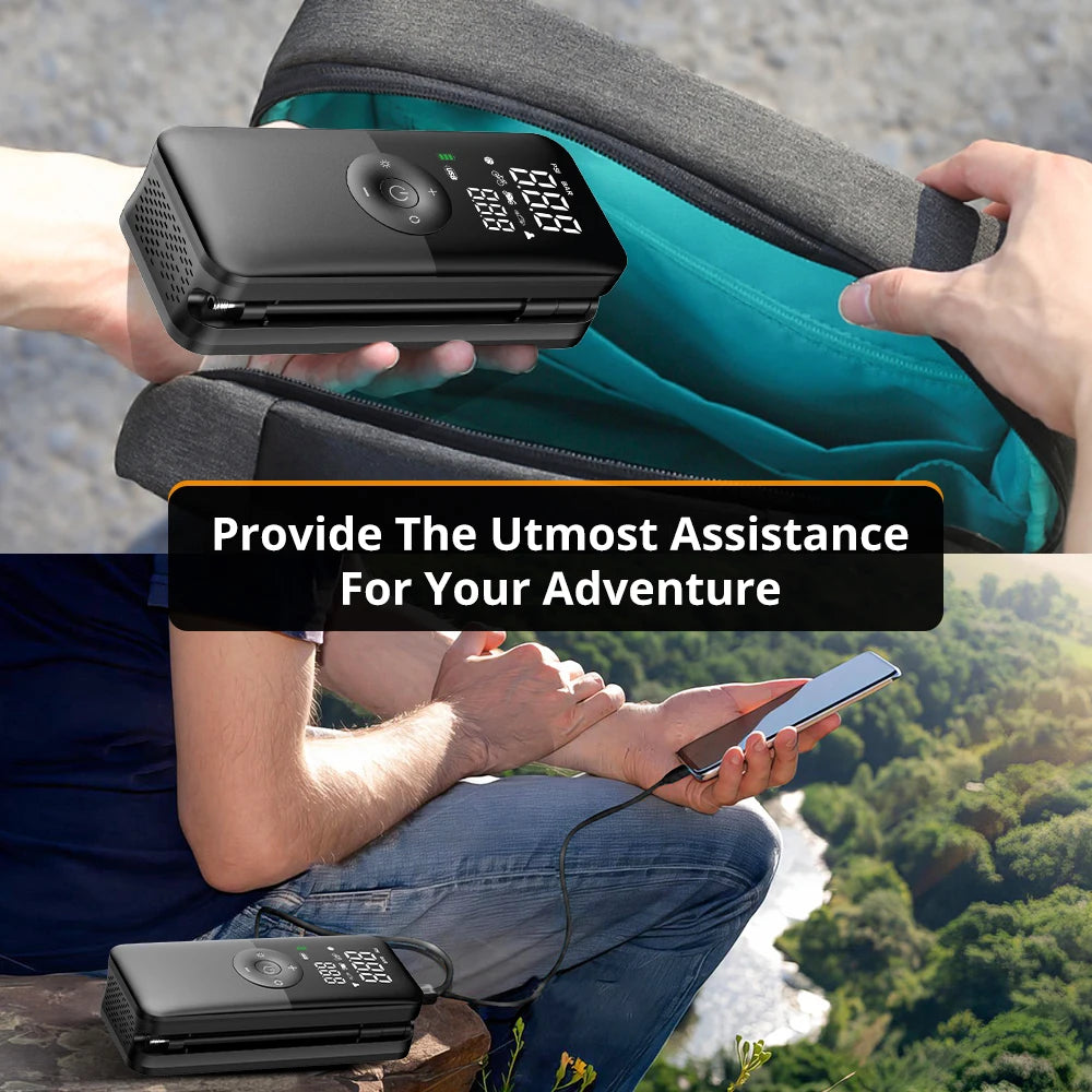 Portable Rechargeable Electric Tire Inflator Pump
