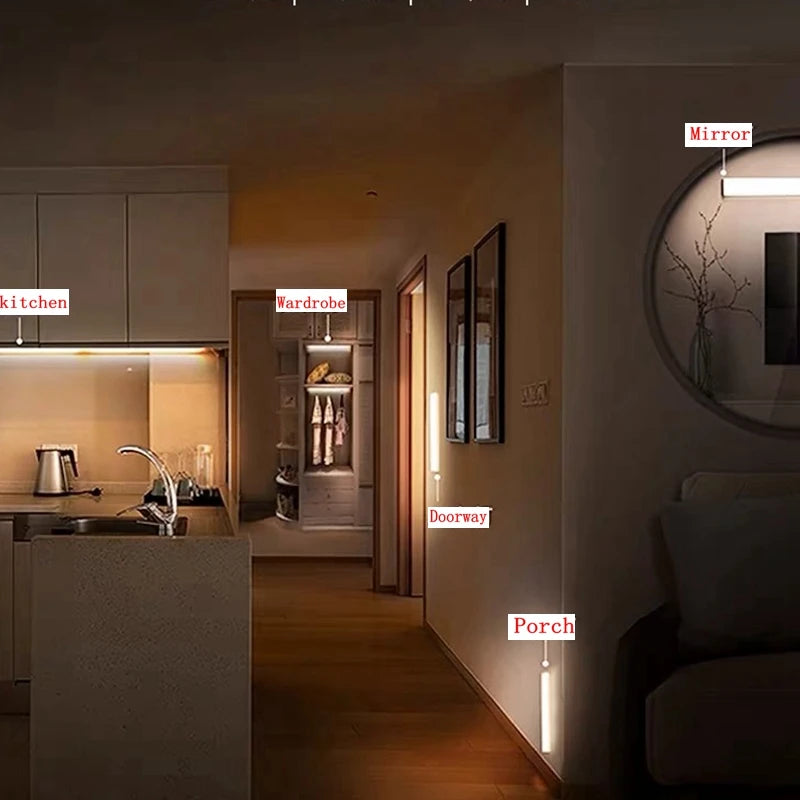 Wireless Sensor LED Night Light Lamp