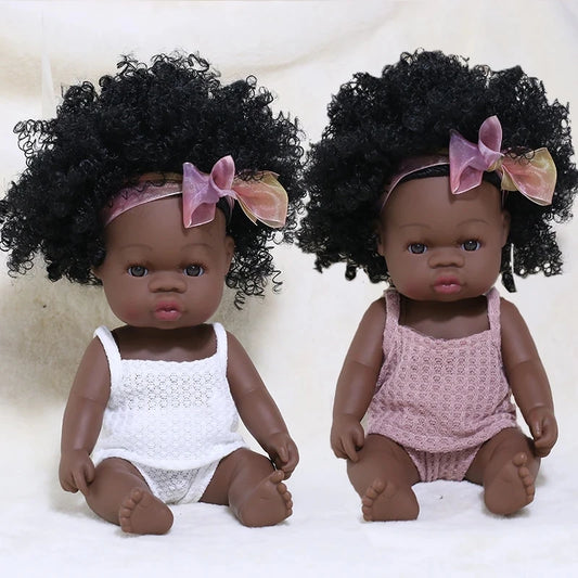 Newborn African Doll Baby