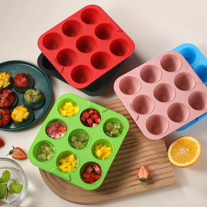 Silicone 9-Cavity Cake Baking Pan