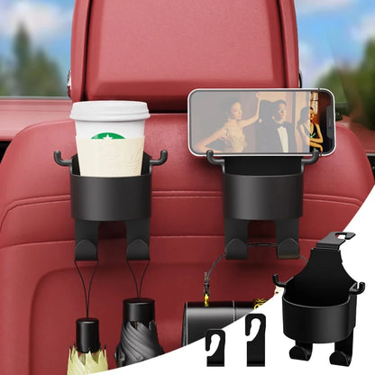 Car Seat Hook Hanger with Cup Holder