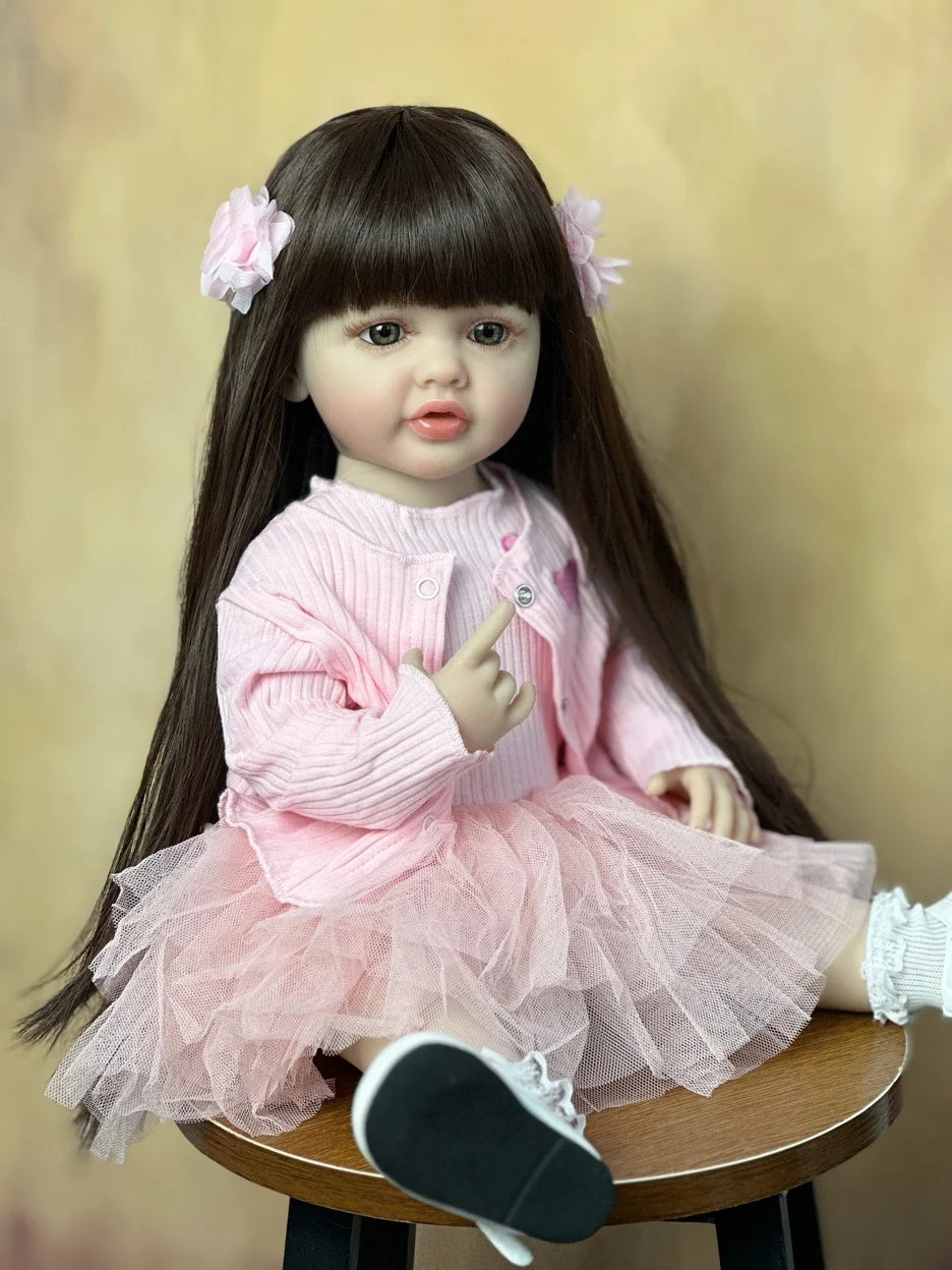 Silicone Baby Girl Doll