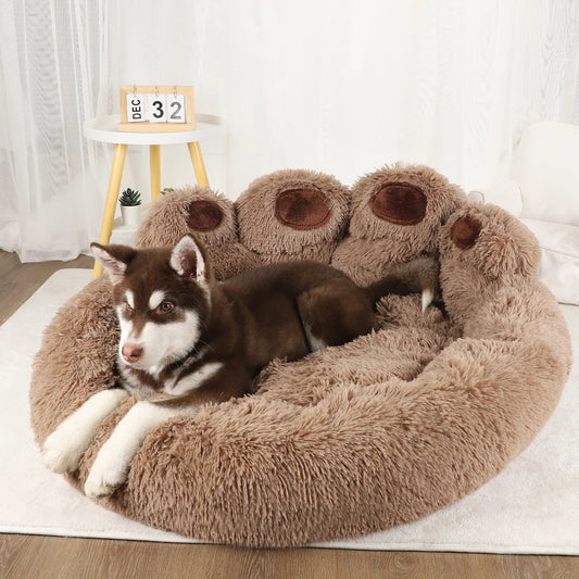 Dog Warm Plush Bed