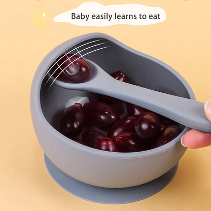2PC Silicone Feeding Bowl for Kids