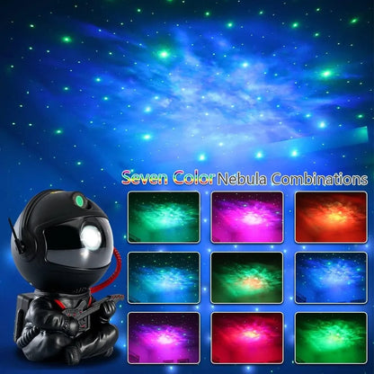 Astronaut Galaxy Night Light Projector