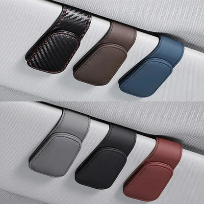 Universal Car Leather Eyeglass Hanger