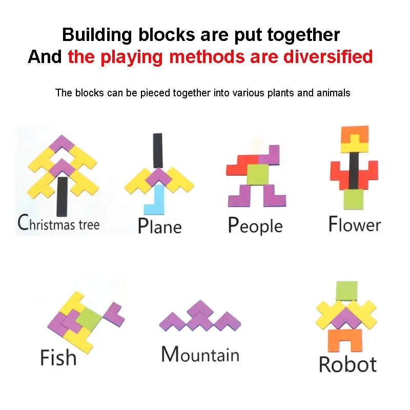 Wooden Puzzle Baby Early Education Game