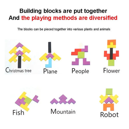 Wooden Puzzle Baby Early Education Game