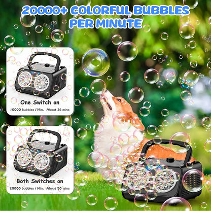 Portable Automatic Bubble Machine