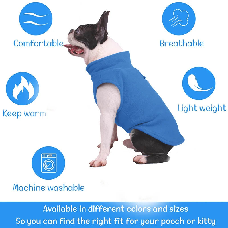 Winter Fleece Dog Clothes