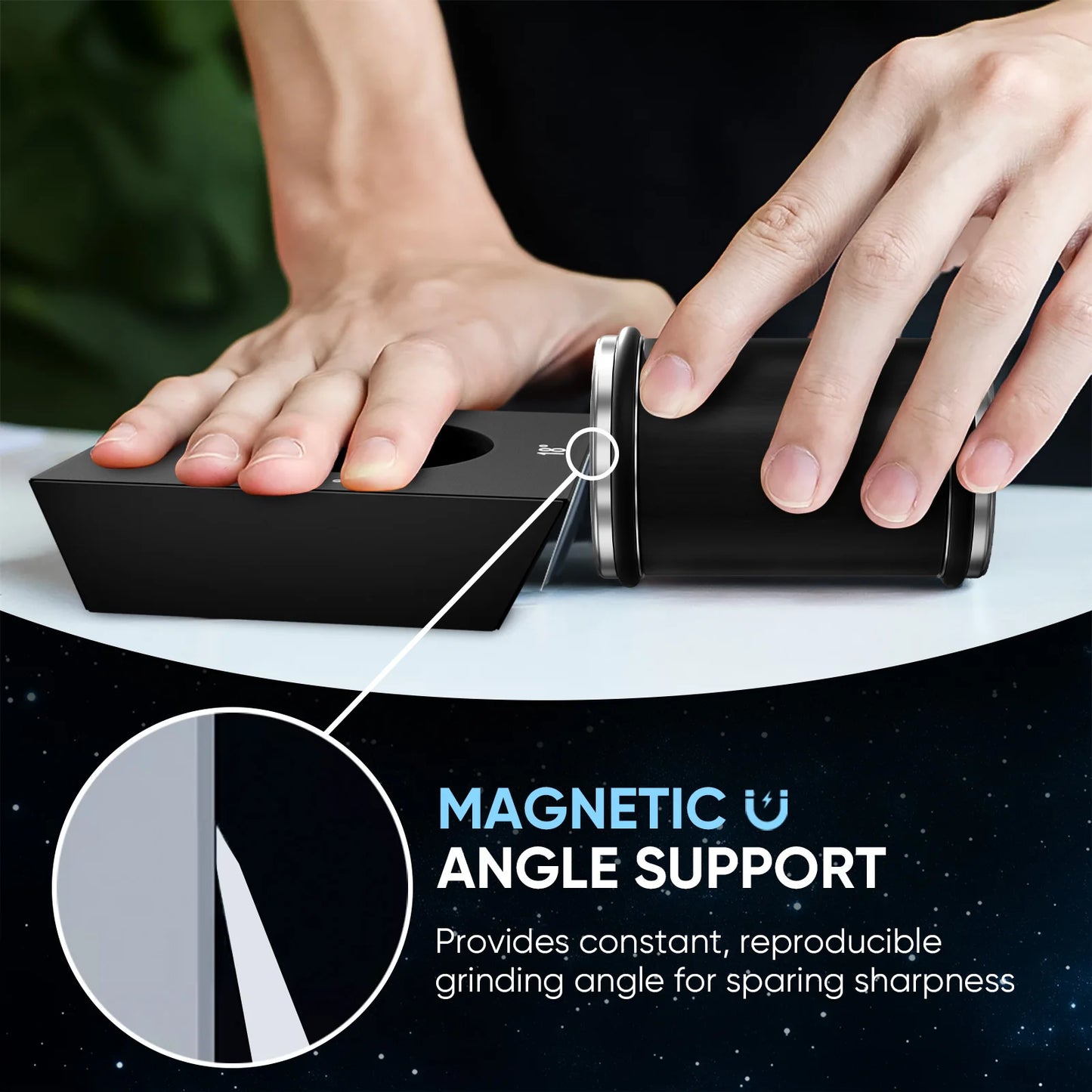 Four-Sided Rolling Knife Sharpener
