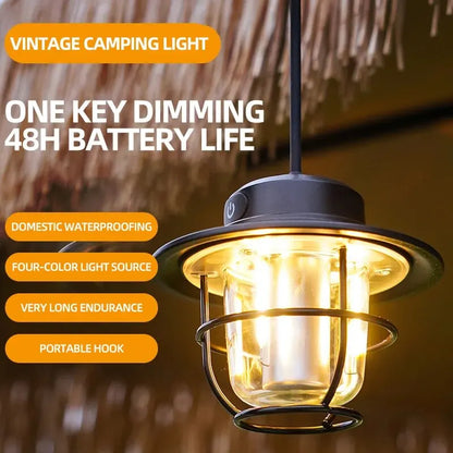 LED Camping Retro Hanging Lamp