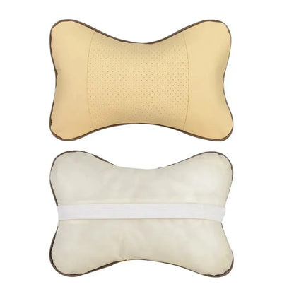 Car Leather Neck Pillows