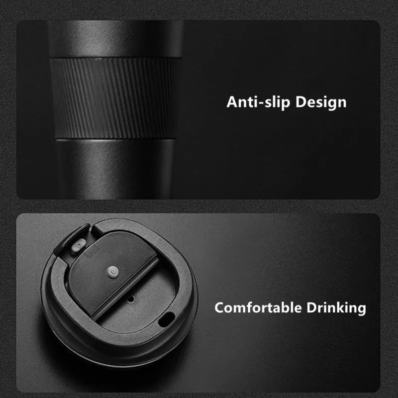 380ml/510ml Double Stainless Steel Coffee Thermos Mug