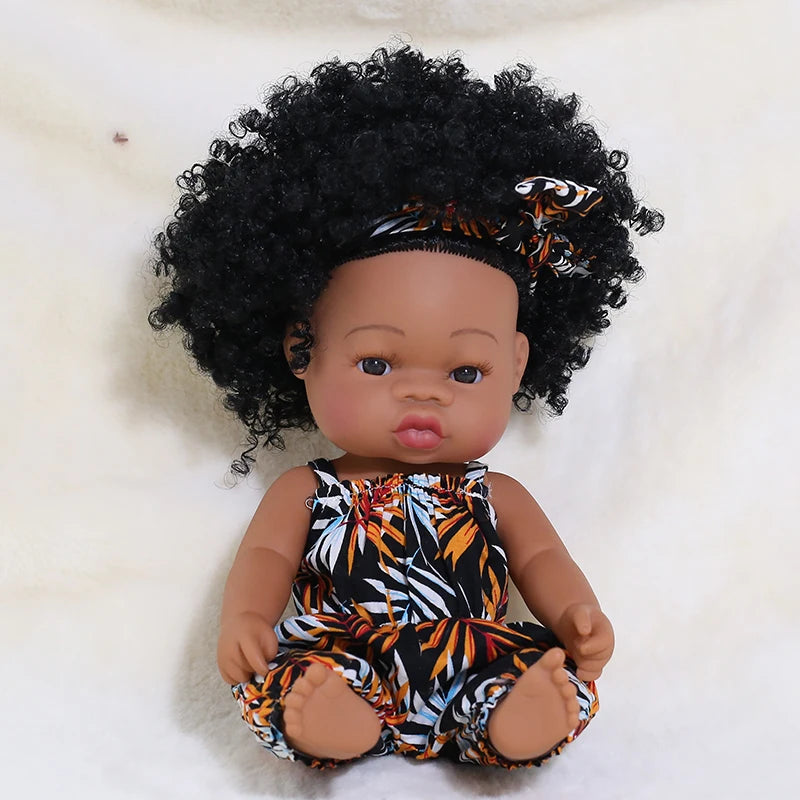 Newborn African Doll Baby