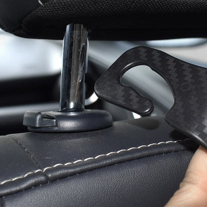 Carbon Fibre Car Seat Hooks