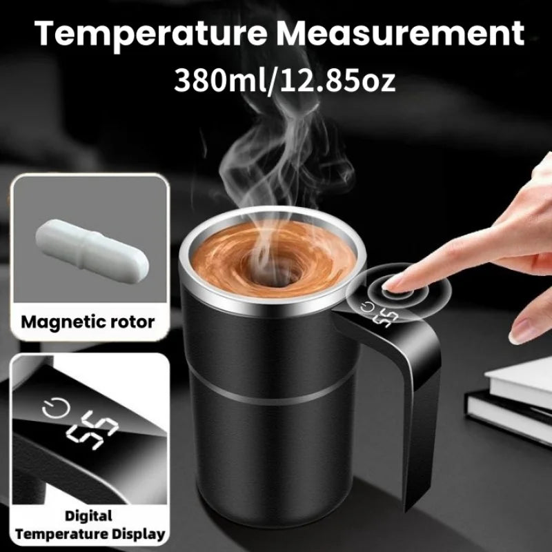 380ML USB Rechargeable Mini Electric Coffee Self Mixing Mug