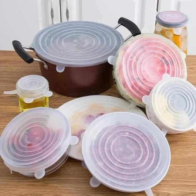 Adjustable Elastic Silicone Food Cover