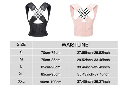 Adjustable Back Brace Posture Corrector