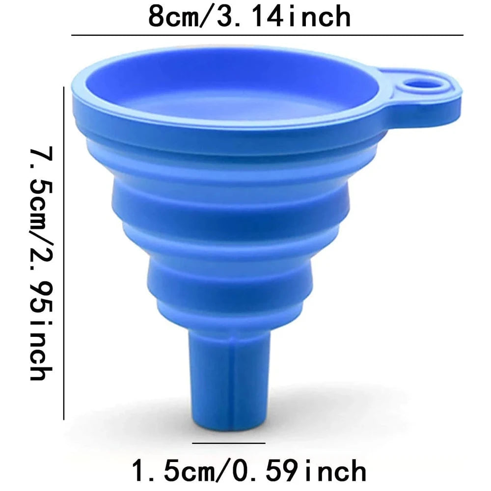 Universal Silicone Funnel for Cars