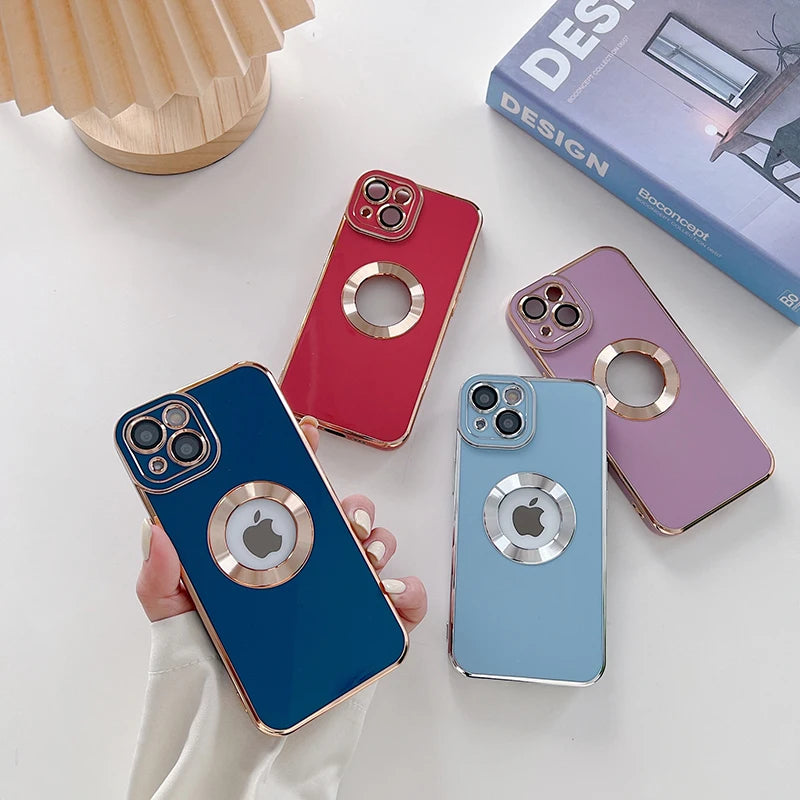 Luxury Plating Shockproof Case For iPhone