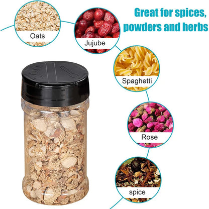 Kitchen Plastic Spice Jars