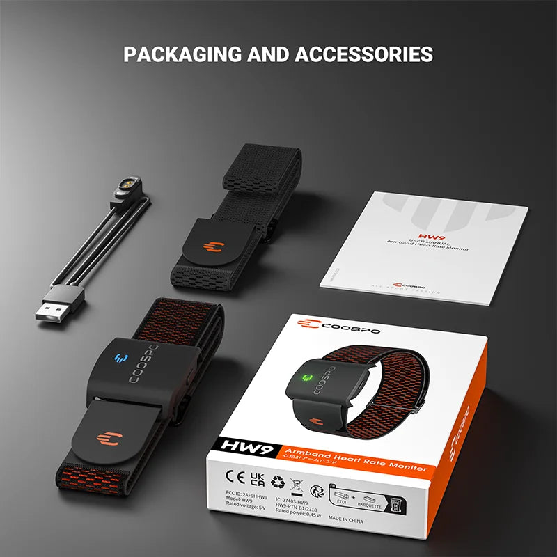 HW9 Heart Rate Optical Fitness Monitor For Arm