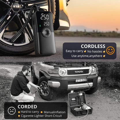 Portable Rechargeable Electric Tire Inflator Pump