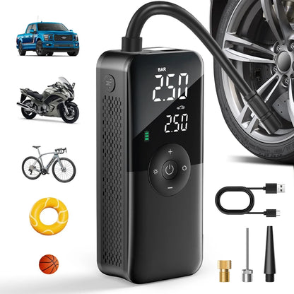 Portable Rechargeable Electric Tire Inflator Pump