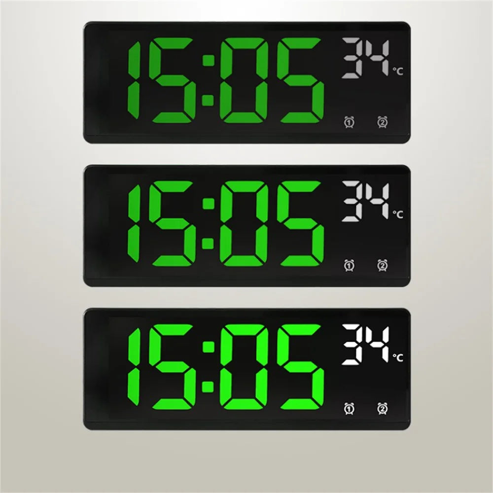 Voice Control Digital LED Alarm Clock