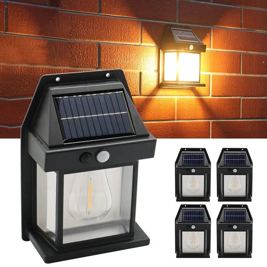 Solar Tungsten Night Wall Lamp