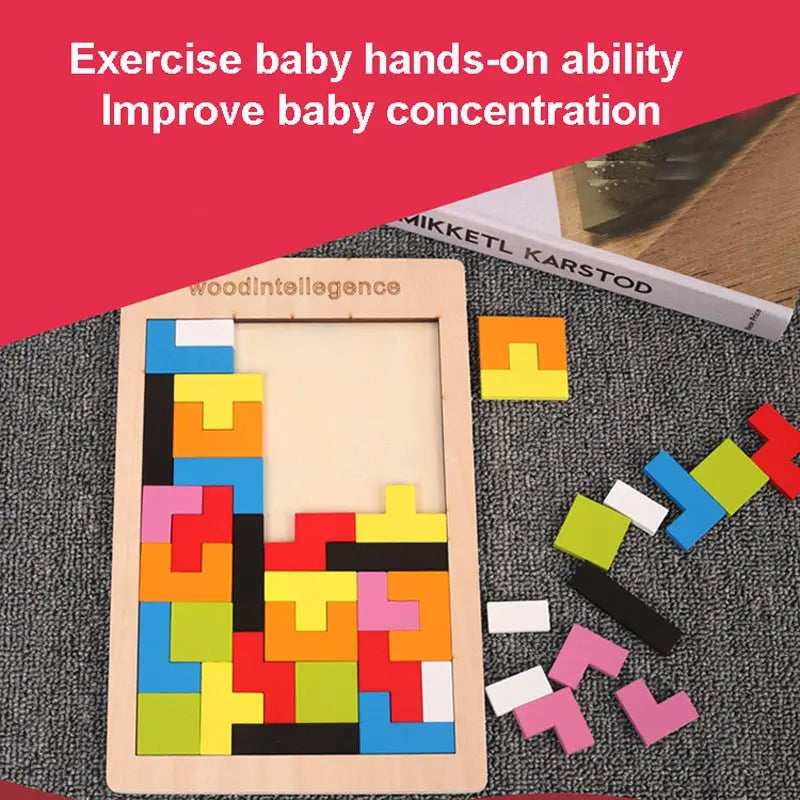 Wooden Puzzle Baby Early Education Game