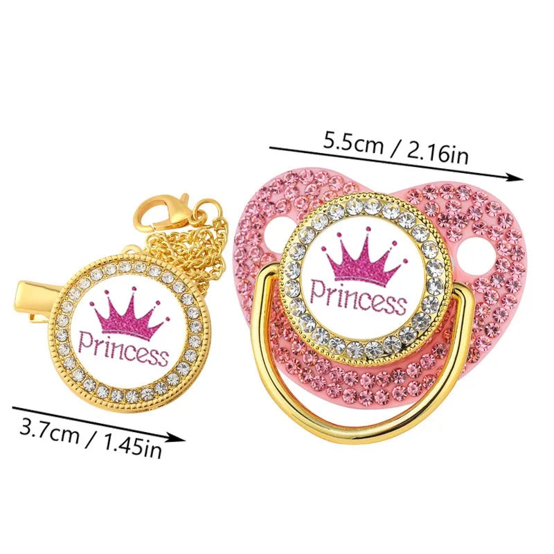 Bpa Free Silicone Luxury Crown Pacifier