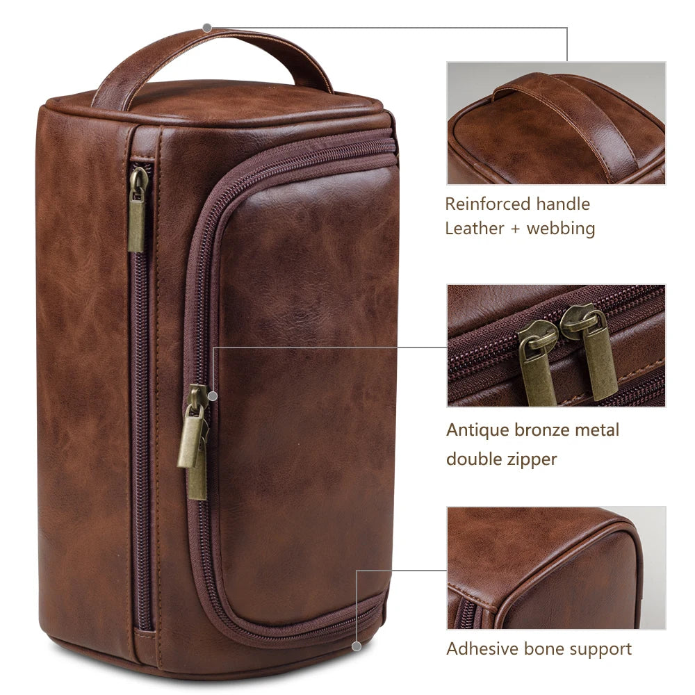 Leather Toiletry Bag