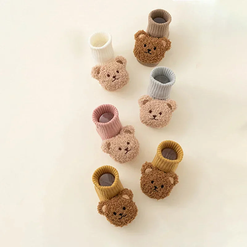 Soft Cotton Cute Bear Baby Socks